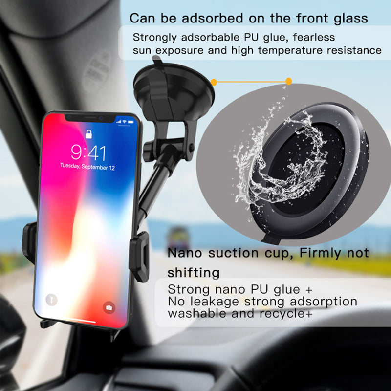 YESIDO C40 Univerzální držák na telefon do auta s automatickým klipem pro 4-7palcové telefony YESIDO C40 Univerzální držák na telefon do auta s automatickým klipem pro 4-7palcové telefony